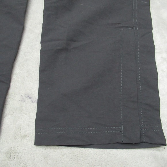 North Face Pants Mens 34 Grey Paramount Trail Hiking Active Leg Zip Rain 33x27 - Picture 3 of 12